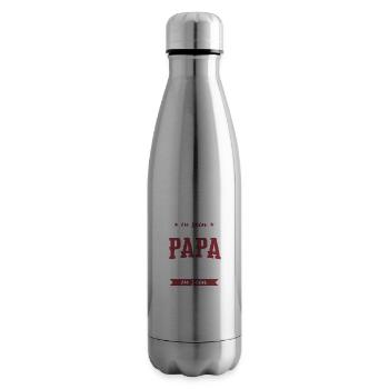 Hufschmied Hufe Schmied Tierhufen Hufeisen Spruch - Isolierflasche - Lightsilver - Rechts