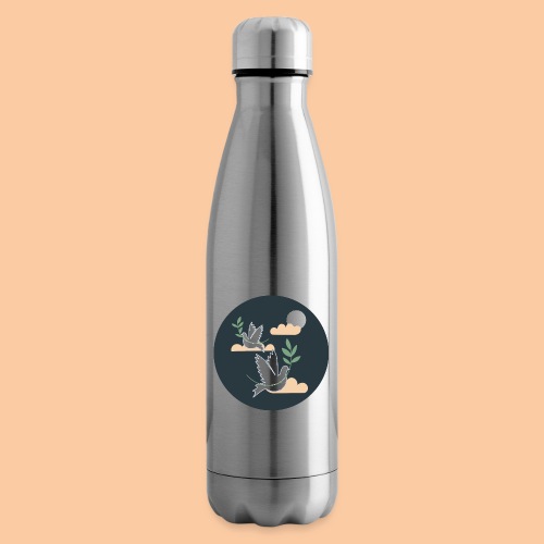 Peace Doves with Olive Branch - Insulated Water Bottle