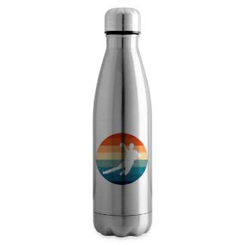 Handball players Handball players Handball players - Insulated Water Bottle - silver - Right