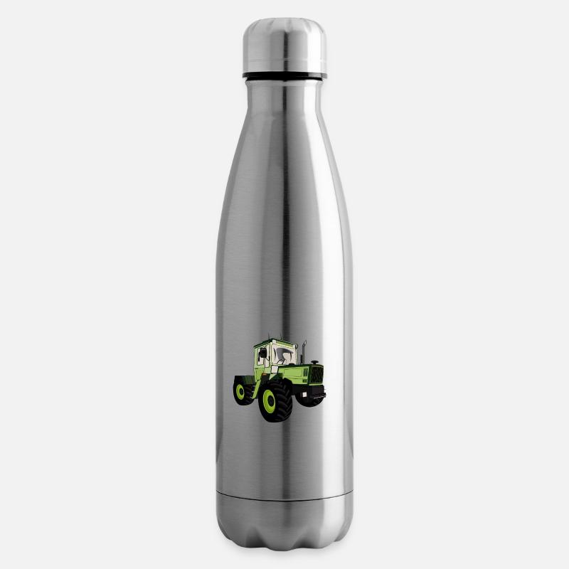 Ich arbeite in Hektar - Lohnarbeit Bauer MB Trac - Isolierflasche - Lightsilver