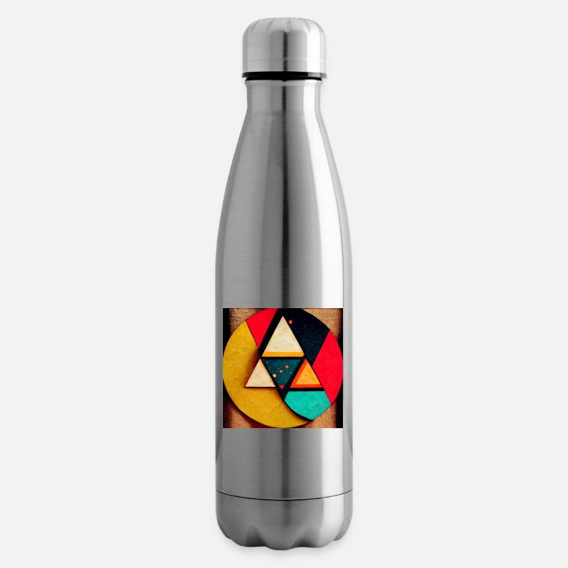 bande dessinée pop art - Bouteille isotherme - argent clair