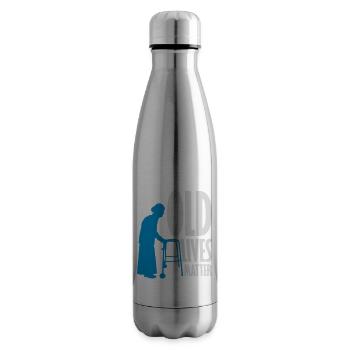 old lives matter Zitat - Isolierflasche - Lightsilver - Rechts