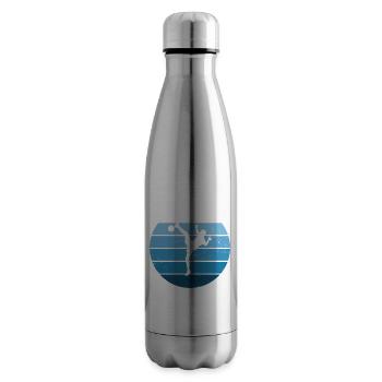 Damen Herren Futnet Spieler Fussballtennis - Isolierflasche - Lightsilver - Rechts