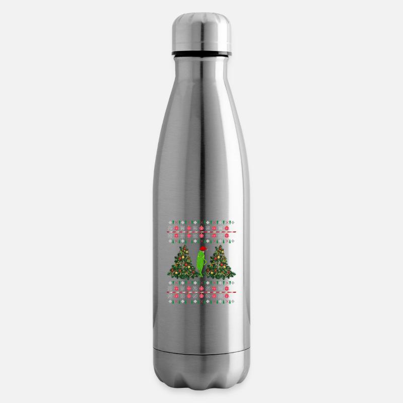 Frohe Weihnachtsidee Weihnachtsgeschenk - Isolierflasche - Lightsilver