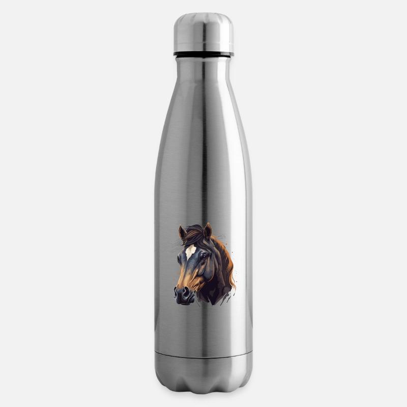 Hengstgesicht - Isolierflasche - Lightsilver
