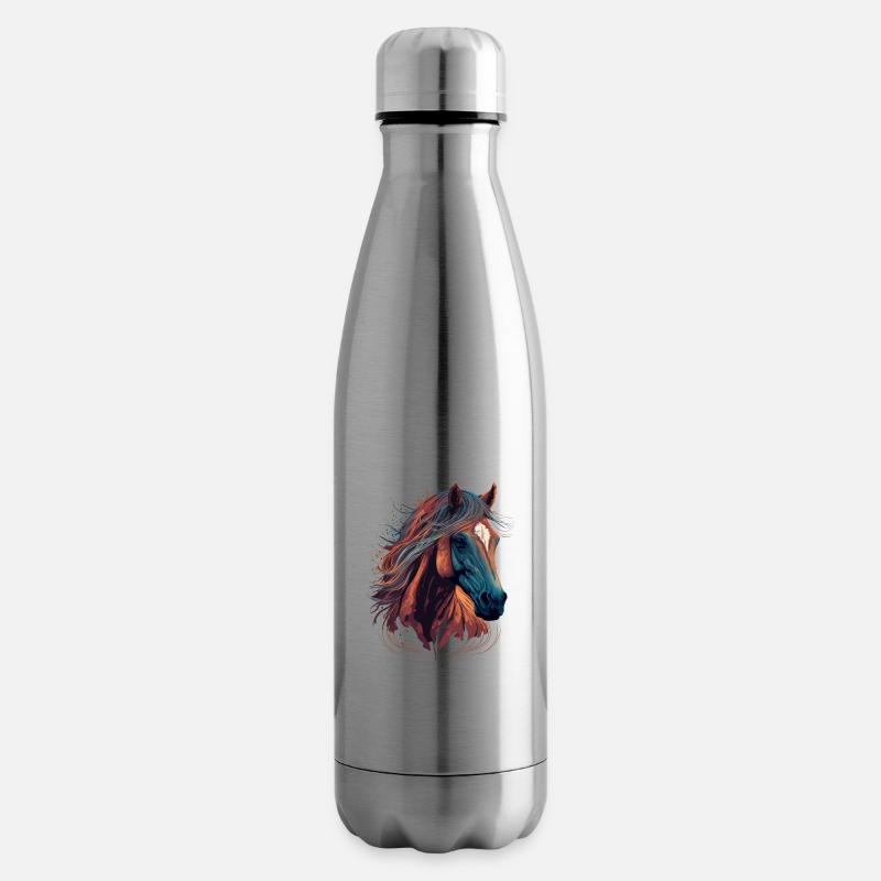 Jument - Bouteille isotherme - argent clair