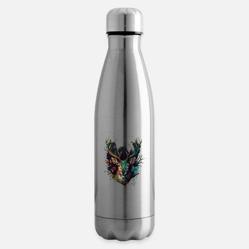 Geweih Liebhaber - Isolierflasche - Lightsilver
