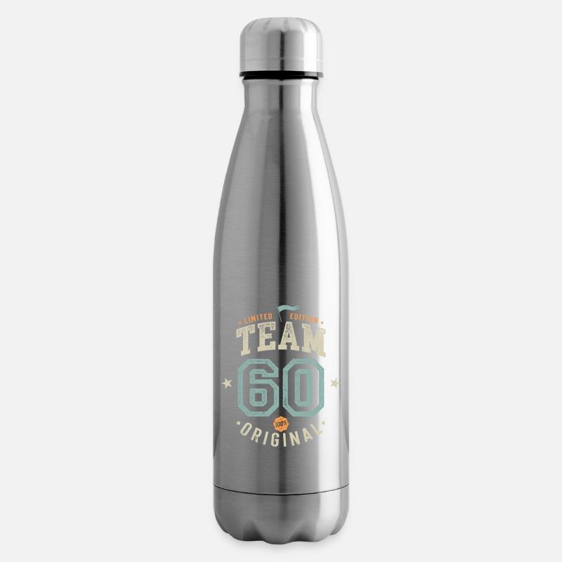 Team 60 - 100% Original / Edition Limitée - Bouteille isotherme - argent clair