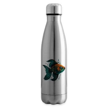 Œil de poisson - Bouteille isotherme - argent clair - Droite