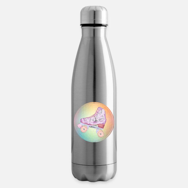 Disco Rollschuhlaufen - Isolierflasche - Lightsilver