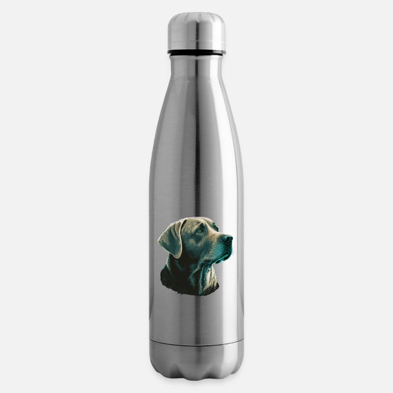 Labrador retriever brillant - Bouteille isotherme - argent clair
