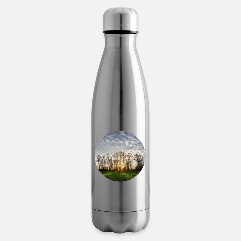 Sonnenlicht im Frühling - Isolierflasche - Lightsilver