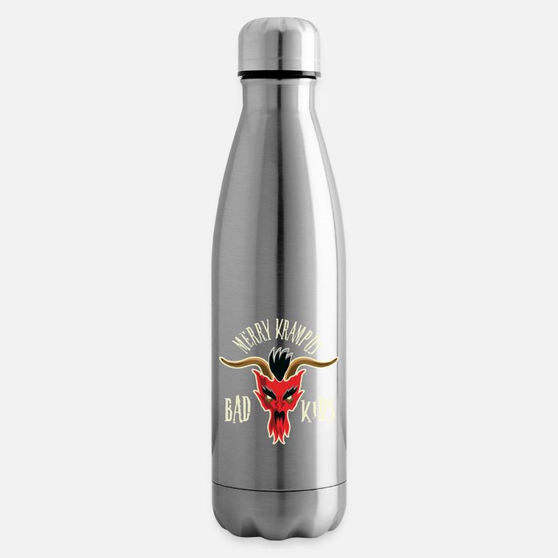 Krampus - Bouteille isotherme - argent clair