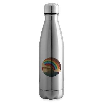 ARC-EN-CIEL - Bouteille isotherme - argent clair - Droite