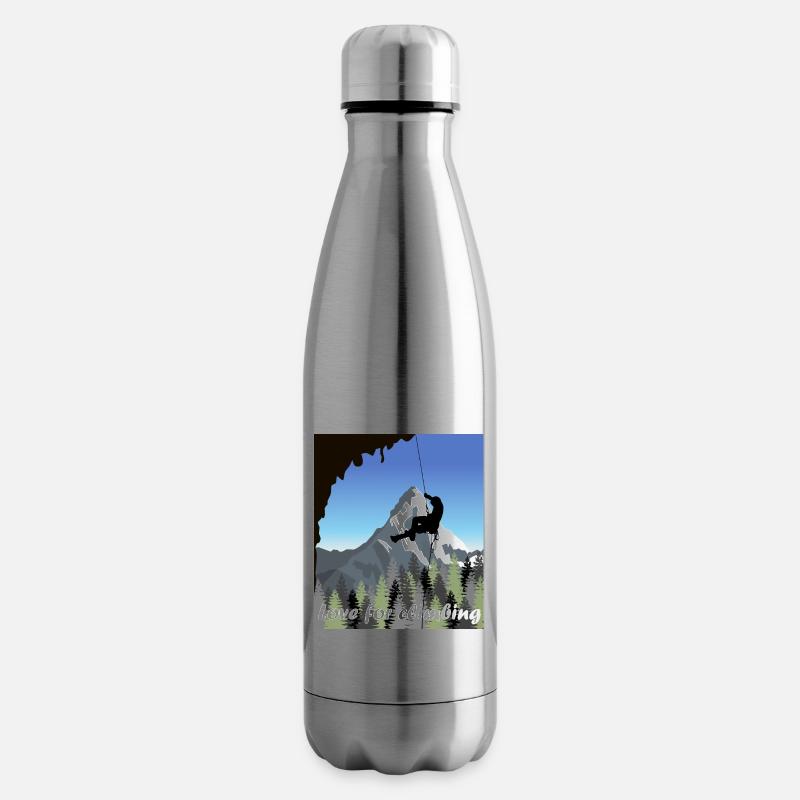 Liebe zum Klettern - Isolierflasche - Lightsilver