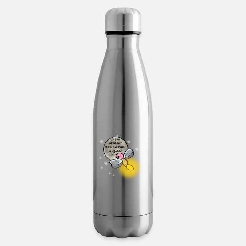 Petite luciole - Bouteille isotherme - argent clair