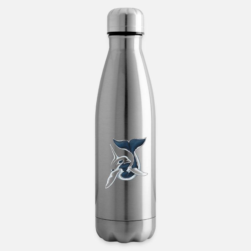 Orque Blanche - Bouteille isotherme - argent clair