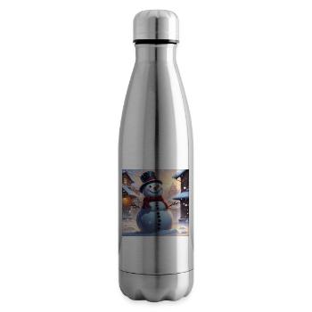Schneemann - Isolierflasche - Lightsilver - Rechts
