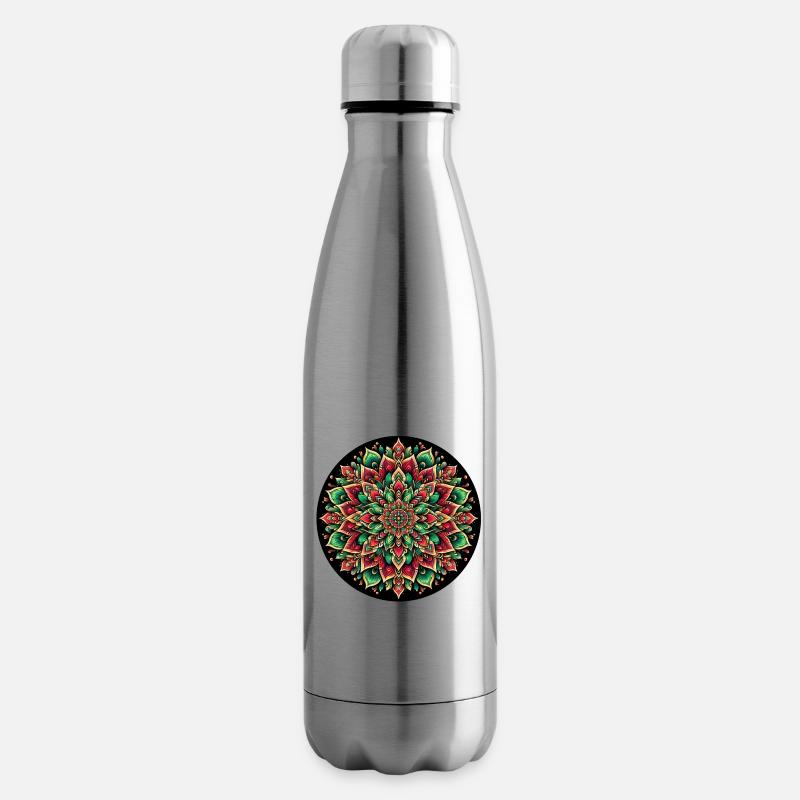 Équilibre de l’harmonie du mandala - Bouteille isotherme - argent clair