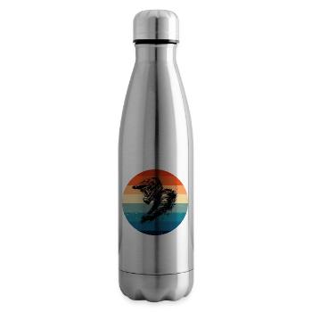 VTT Vélo de montagne Cyclisme Homme - Bouteille isotherme - argent clair - Droite