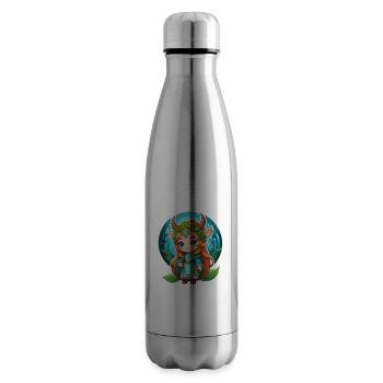 Druide Niedlich Illustration - Isolierflasche - Lightsilver - Rechts