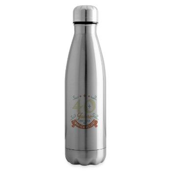 40 Jahre und noch nie war ich besser! - Isolierflasche - Lightsilver - Rechts