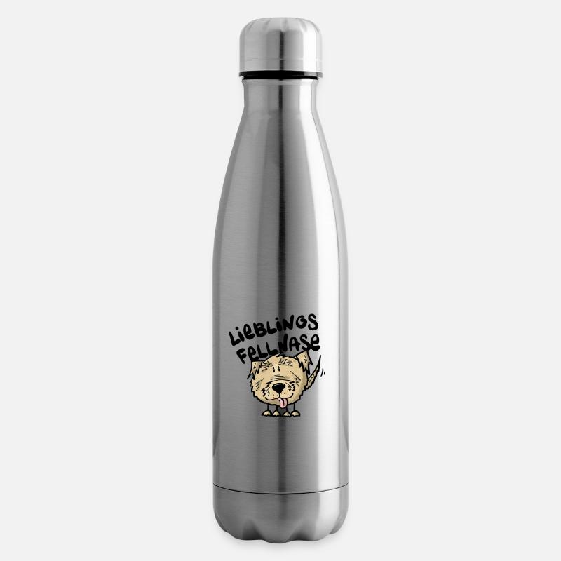 Hunde Fellnase - Isolierflasche - Lightsilver