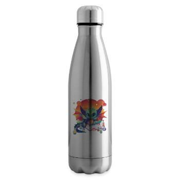 Baby Dragon Niedliche Kawaii Bunte Zaubertränke - Isolierflasche - Lightsilver - Rechts