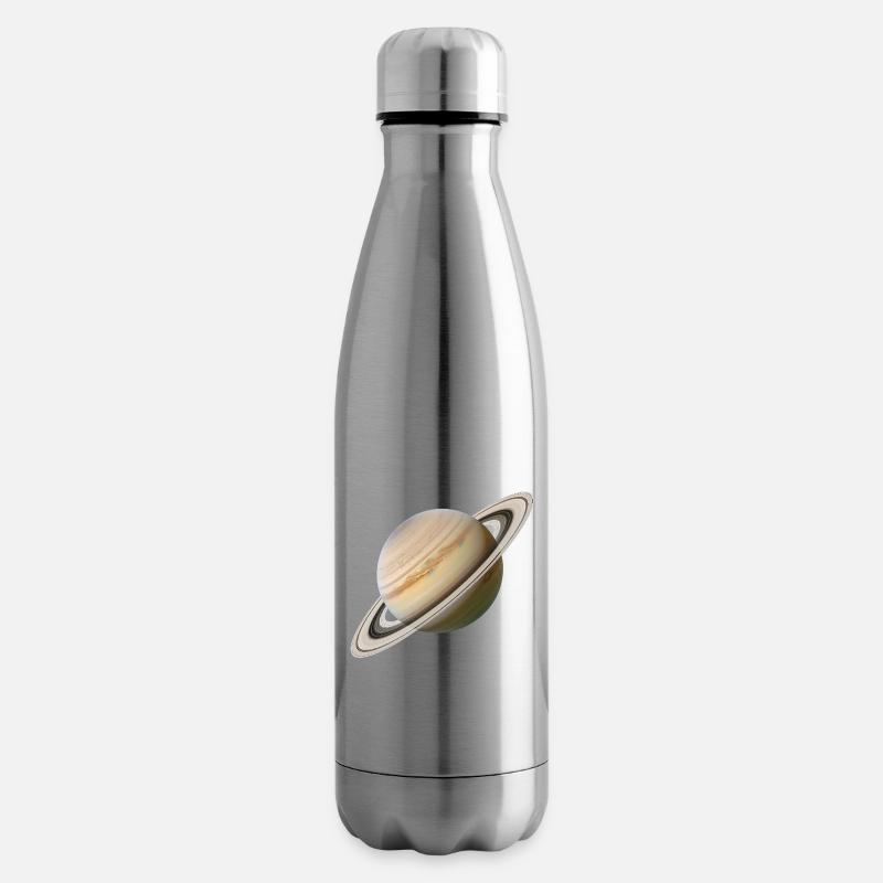 Saturne - Bouteille isotherme - argent clair