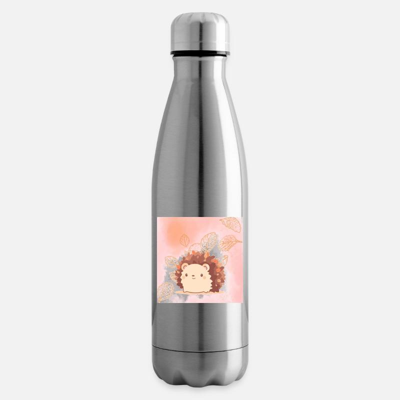 süßer Igel - Isolierflasche - Lightsilver