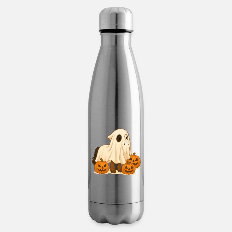 Halloween Pony - Isolierflasche - Lightsilver
