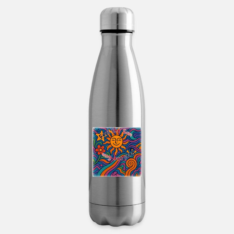 Feel the Sun - Summer Design - Bouteille isotherme - argent clair