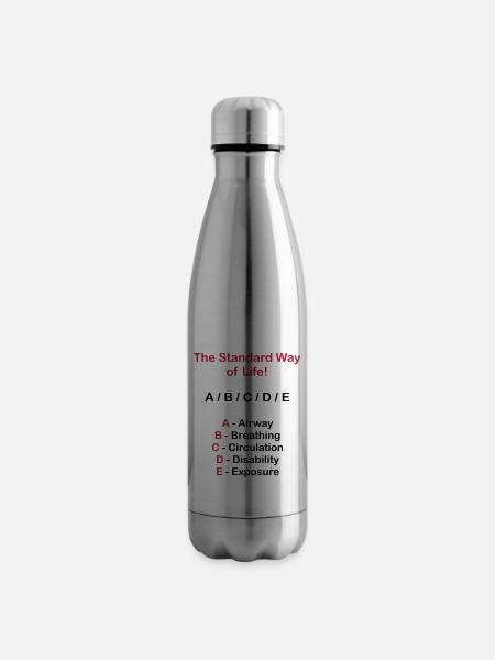 Rettungsdienst ABC Schema - Isolierflasche - Lightsilver