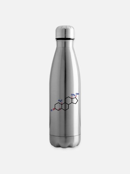 Testosteronformel - Isolierflasche - Lightsilver