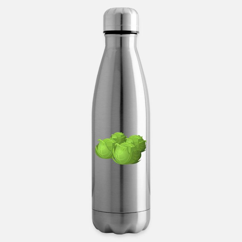 salade - Bouteille isotherme - argent clair