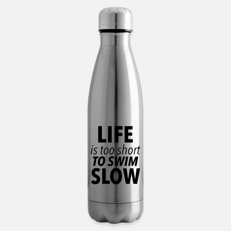 Natation - Bouteille isotherme - argent clair
