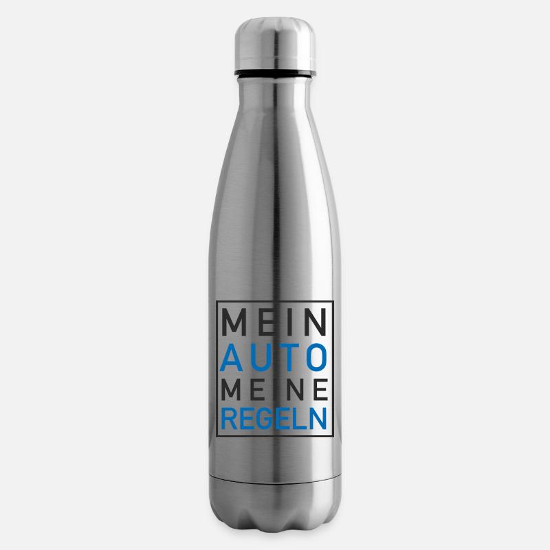 Mein AUTO meine Regeln - Isolierflasche - Lightsilver