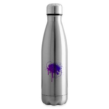 Kitesurfing Kitesurfing Women Kite Kite Kitesurfer Kitesurfer - Insulated Water Bottle - silver - Right