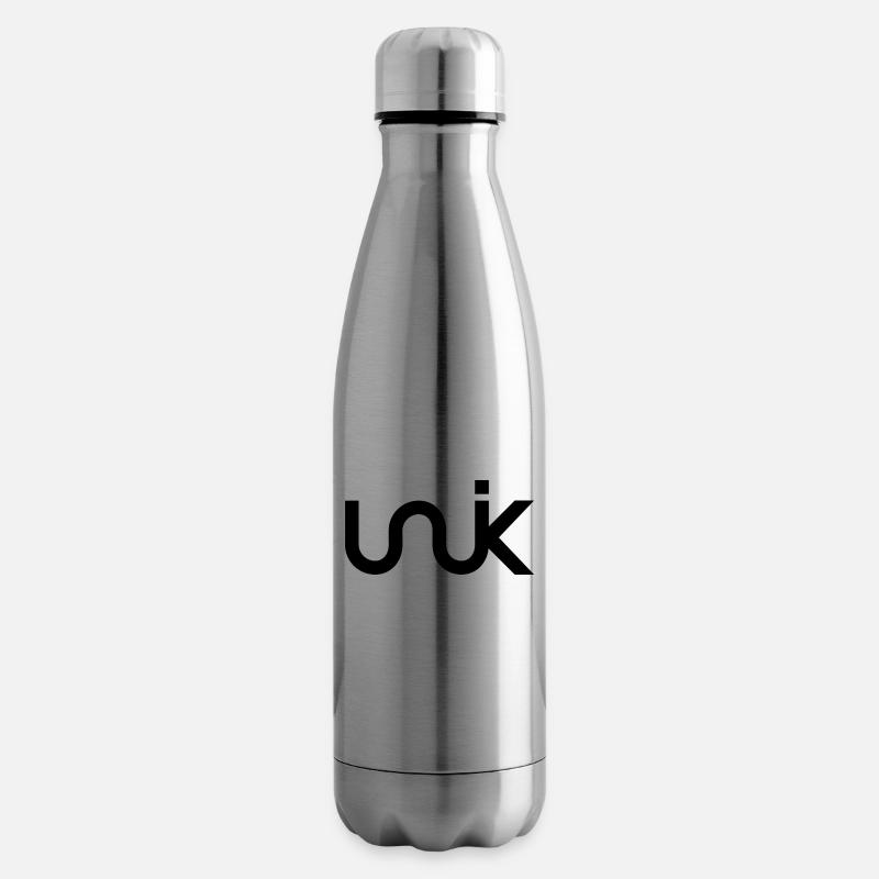 Original UNIK Schwarz - Isolierflasche - Lightsilver