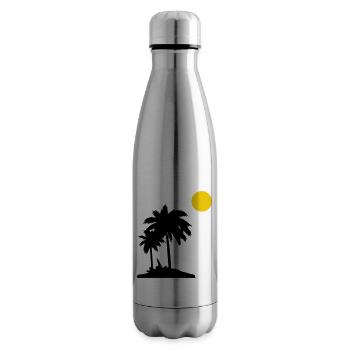 Palmen - Isolierflasche - Lightsilver - Rechts