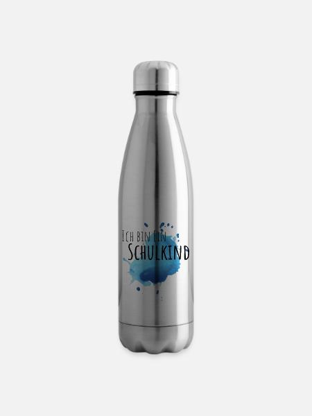 Ich bin ein Schulkind - Isolierflasche - Lightsilver