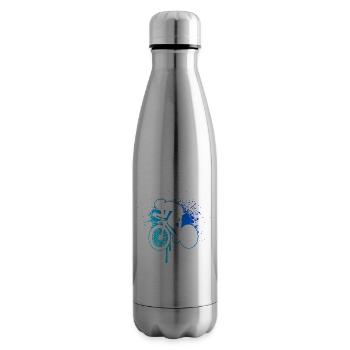 Vélo de route Hommes Vélo de route Cyclisme sur route - Bouteille isotherme - argent clair - Droite