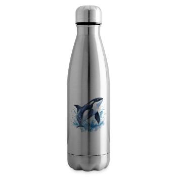 Blauer Orca - Isolierflasche - Lightsilver - Rechts