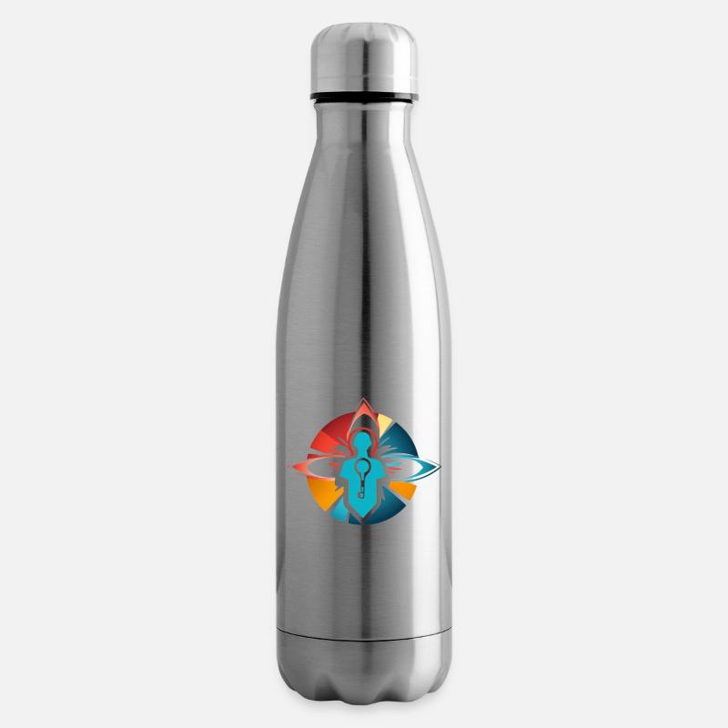 Logo - Insulated Water Bottle - silver