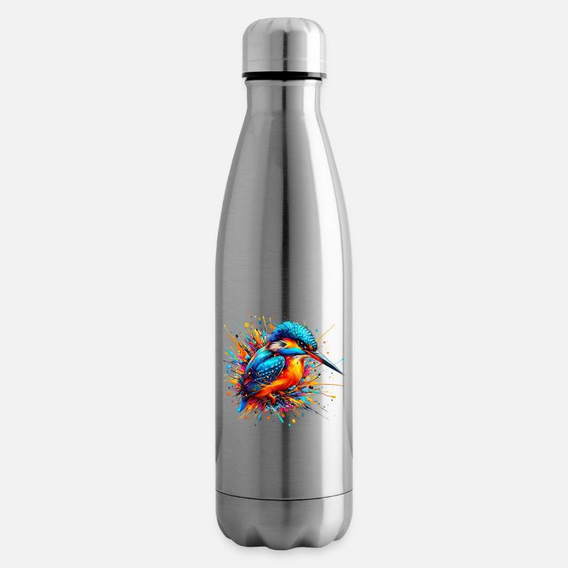 Eisvogel - Isolierflasche - Lightsilver