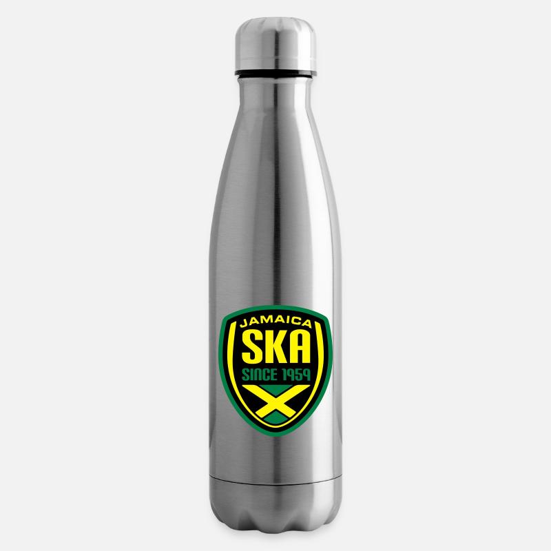 Ska Wappen Jamaica 3C - Isolierflasche - Lightsilver