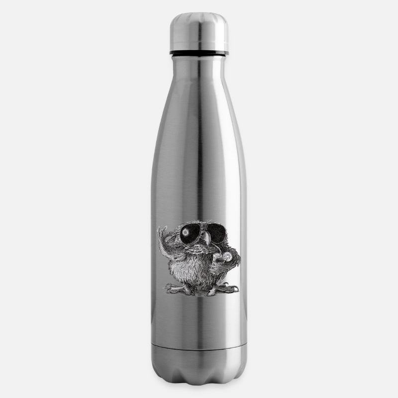 Chouette cool - Bouteille isotherme - argent clair