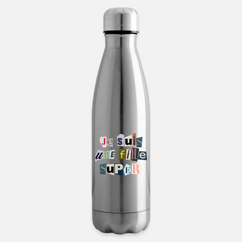 Ich bin ein Super-Mädchen - Isolierflasche - Lightsilver