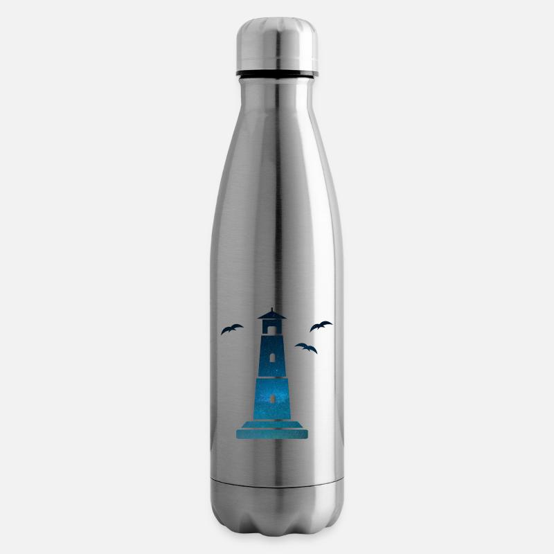 Leuchtturm - Isolierflasche - Lightsilver