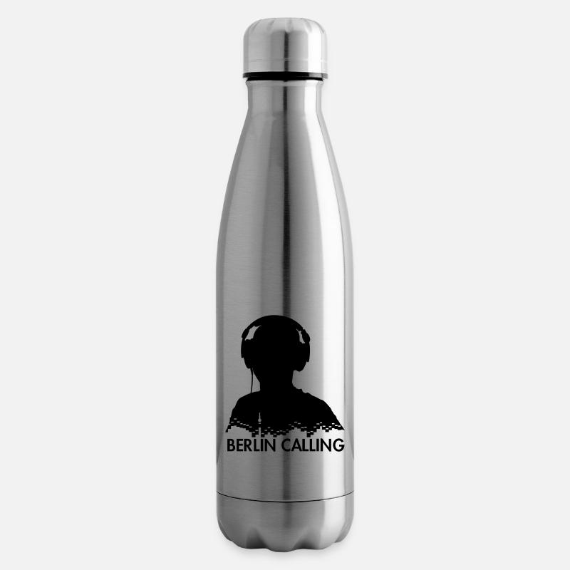 Berlin Calling Silhouette Shirts - Isolierflasche - Lightsilver